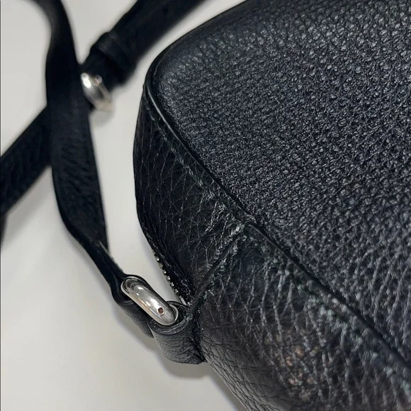 Gucci Black Soho Studded Disco Logo Leather Crossbody Bag - Picture 7 of 16